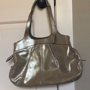 Gold Coach bag